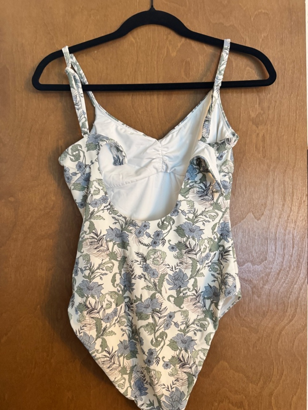 Andie Floral V-Neck One-Piece - Picture 2 of 3